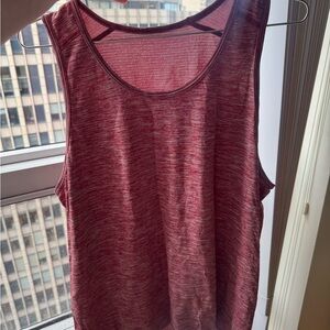 Lululemon Athletica red Sleeveless Tank Top with Melange Effect